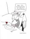 Cartoon: Speisekarte (small) by Mattiello tagged mann restaurant essen