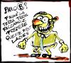 Cartoon: GiGi Otto (small) by yalisanda tagged gigi,otto,first,ladies,aquila,silvio,papi,pappone,terra,trema,fremere,italy,goverment,politics,berlugnette,vignette,comics,humor,satira