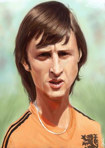 Cartoon: Johan Cruyff (medium) by Danny Kohn tagged johan,cruyff