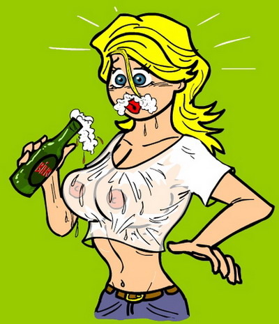 Cartoon: Blond woman 2 (medium) by FredCoince tagged humor,blond,girl