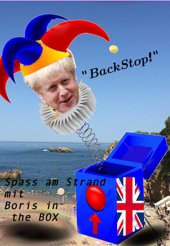 Cartoon: biarritz (medium) by ab tagged g7,eu,uk,brexit,pm