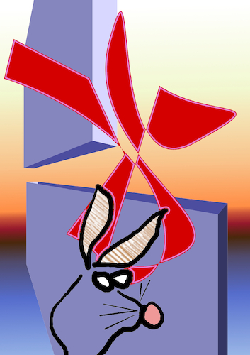 Cartoon: oster art (medium) by ab tagged ostern,eastern,ezethany