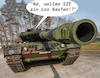 Cartoon: bundeswehr (small) by ab tagged deutschland,brd,bundeswehr,wehrpflicht,los,panzer