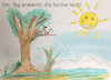 Cartoon: das leben I (small) by ab tagged natur,sonne,licht,mensch,regen