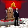 Cartoon: first of march 2024 moscow (small) by ab tagged russia,putin,nawalny,funeral,tombstone