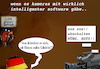 Cartoon: gesichtserkennung (small) by ab tagged brd,zdf,kamera,sachsen,pgida,afdepp,lka,bolizei,dumpfbacken,demo