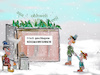 Cartoon: grausame vorweihnachtszeit (small) by ab tagged weihnachten,christbaum,verkauf,natur