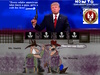 Cartoon: great! (small) by ab tagged trump,usa,president,economics,gun