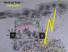 Cartoon: Highlight (small) by ab tagged rock,am,ring,musikfestival,unwetter,gewitter