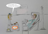 Cartoon: im krankenhaus (small) by ab tagged essen,ernährung,fleischwaren,wurst,alt,tod,krankenhaus,abend