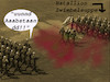 Cartoon: in the army (small) by ab tagged armee,marschieren,essen,geruch