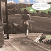 Cartoon: tanz in den mai (small) by ab tagged mai,feier,tag,baum,bier,frau,freiheit