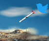 Cartoon: twitterwar (small) by ab tagged twitter,trump,syrien,war,bombe