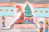 Cartoon: weihnachtswuchs (small) by ab tagged deutschland,weihnachten,nikolaus,bart,lieferkette,probleme,global,rasieren