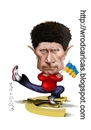 Cartoon: Vladimir Putin (small) by WROD tagged president,of,russia
