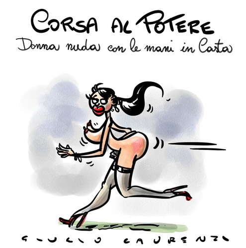 Cartoon: L igienista (medium) by Giulio Laurenzi tagged ligienista