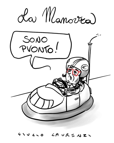 Cartoon: La Manovra (medium) by Giulio Laurenzi tagged la,manovra