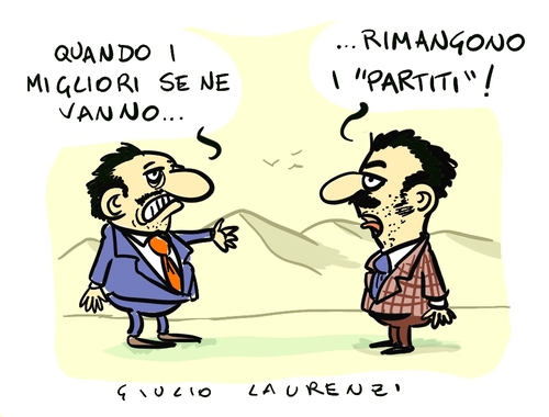 Cartoon: Partiti (medium) by Giulio Laurenzi tagged partiti