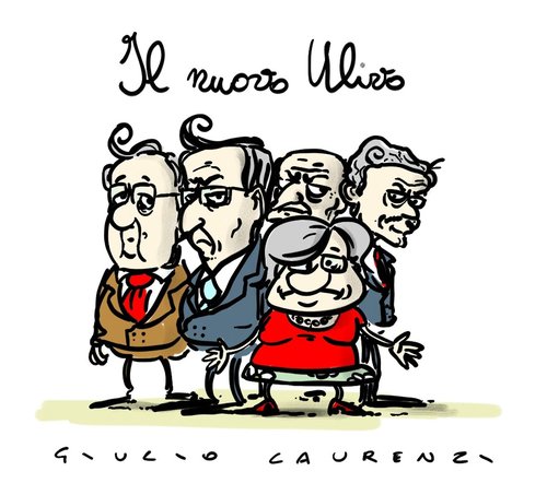 Cartoon: Ulivo Reload (medium) by Giulio Laurenzi tagged ulivo