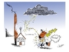 Cartoon: Blitzableiter (small) by Paolo Calleri tagged stromfresser,betriebe,energie,intensiv,stromnetzgebühren,kosten,verbraucher,wirtschaftsministerium,anträge,befreiung,industrie,stromnetzentgeltverordnung,netzentgelte,kilowattstunden,strom
