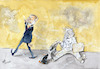 Cartoon: Frosty der Finanzminister (small) by Paolo Calleri tagged deutschland,politik,bundesfinanzministerium,finanzminister,fdp,lindner,moratorium,sozialausgaben,verteidigung,finanzen,karikatur,cartoon,paolo,calleri