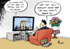 Cartoon: Gesprächsangebot (small) by Paolo Calleri tagged usa,wahlkampf,praesidentschaft,praesidentschaftswahlkampf,donald,trump,kandidat,wahlen,nordkorea,diktator,kim,jong,un,gespraechsangebot,atomtests,karikatur,cartoon,paolo,calleri