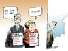 Cartoon: Mahner (small) by Paolo Calleri tagged eu,sondergipfel,gipfel,brüssel,merkel,hollande,eurobonds,eurozone,schuldenkrise,euro,debatte,anleihen,staatsanleihen,euroländer