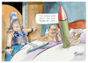 Cartoon: Militär-Deal (small) by Paolo Calleri tagged ukraine,krieg,russland,tuerkei,nato,ruestung,raketenabwehrsystem,kampfdrohnen,erdogan,putin,militaer,karikatur,cartoon,paolo,calleri
