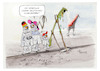 Cartoon: Mittelmeerurlaub der Zukunft (small) by Paolo Calleri tagged europa,deutschland,mittelmeer,brände,hitze,klima,klimawandel,natur,umwelt,urlaub,sommer,karikatur,cartoon,paolo,calleri
