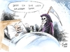 Cartoon: Rechtzeitig (small) by Paolo Calleri tagged tod,alter,sterbebett,zeit,leben,lebenszeit