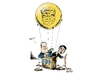 Cartoon: Senkrechtstarter (small) by Paolo Calleri tagged fdp,parteichef,philipp,rösler,joachim,gauck,präsidentschaftskandidat,bundespräsidentenamt,nominierung,wahltrend,politiker,ranking