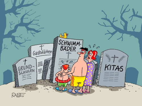 Bädersterben (medium) Cartoon: Bädersterben (medium) by RABE tagged merz,union,kanzler,fritze,koalition,spd,klingbeil,bundesregierung,rabe,ralf,böhme,cartoon,karikatur,pressezeichnung,farbcartoon,tagescartoon,trump,putin,krisen,tv,nachrichten,waschmaschine,bad,schwimmbad,sterben,bädersterben,einsparung,kosten,schulden,kommunen,nebenkosten,friedhof,familie,kind,schwimmring,ente,grab,merz,union,kanzler,fritze,koalition,spd,klingbeil,bundesregierung,rabe,ralf,böhme,cartoon,karikatur,pressezeichnung,farbcartoon,tagescartoon,trump,putin,krisen,tv,nachrichten,waschmaschine,bad,schwimmbad,sterben,bädersterben,einsparung,kosten,schulden,kommunen,nebenkosten,friedhof,familie,kind,schwimmring,ente,grab