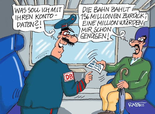 Bahn schüttet aus