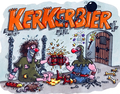 Cartoon: Biertipp von RABE Etikett (medium) by RABE tagged bier,gerstensaft,brauerei,eisenach,kerker,gefängnis,henker,wärter,gefangener,knastbruder,bierhumpen,ketten,eisen,folterkammer,schlüsselbund,gitter,gitterstäbe,bierfass,fassbier,schaum,blume,prost,promille,hopfen,bierkeller,rausch,kater,betrunkener,etikett,bier,gerstensaft,brauerei,eisenach,kerker,gefängnis,henker,gefangener