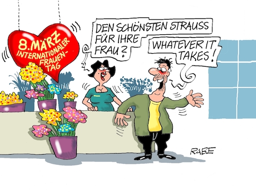 Cartoon: Blumenladen (medium) by RABE tagged frauentag,frau,gleichberechtigung,feiertag,lohnangleichung,chefetage,cartoon,karikatur,pressezeichnung,farbcartoon,tagescartoon,mann,transparent,märz,frauentagsfeier,demo,blumen,blumenladen,fleurop,frauentag,frau,gleichberechtigung,feiertag,lohnangleichung,chefetage,cartoon,karikatur,pressezeichnung,farbcartoon,tagescartoon,mann,transparent,märz,frauentagsfeier,demo,blumen,blumenladen,fleurop