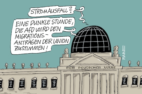 Cartoon: Dunkelheit im Bundestag (medium) by RABE tagged ampel,ampelregierung,rot,grün,gelb,fdp,spd,grüne,rabe,ralf,böhme,cartoon,karikatur,pressezeichnung,farbcartoon,tagescartoon,inflation,einkommen,rente,rentenpaket,bruch,streit,neuwahlen,wahlkampf,kanzlerkandidat,friedrich,merz,union,migration,migrationsanträge,migrationspläne,zustimmunf,abstimmung,berlin,reichstag,reichtagsgebäude,stromausfall,dunkelheit,kuppel,afd,brandmauer,ampel,ampelregierung,rot,grün,gelb,fdp,spd,grüne,rabe,ralf,böhme,cartoon,karikatur,pressezeichnung,farbcartoon,tagescartoon,inflation,einkommen,rente,rentenpaket,bruch,streit,neuwahlen,wahlkampf,kanzlerkandidat,friedrich,merz,union,migration,migrationsanträge,migrationspläne,zustimmunf,abstimmung,berlin,reichstag,reichtagsgebäude,stromausfall,dunkelheit,kuppel,afd,brandmauer