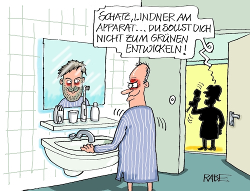 Cartoon: Entwicklungsminister (medium) by RABE tagged ampel,ampelregierung,rot,grün,gelb,fdp,spd,grüne,rabe,ralf,böhme,cartoon,karikatur,pressezeichnung,farbcartoon,tagescartoon,inflation,einkommen,rente,rentenpaket,bruch,streit,neuwahlen,habeck,merz,wahlkampf,lindner,bad,toilette,spiegel,spiegelbild,morgentoilette,ampel,ampelregierung,rot,grün,gelb,fdp,spd,grüne,rabe,ralf,böhme,cartoon,karikatur,pressezeichnung,farbcartoon,tagescartoon,inflation,einkommen,rente,rentenpaket,bruch,streit,neuwahlen,habeck,merz,wahlkampf,lindner,bad,toilette,spiegel,spiegelbild,morgentoilette