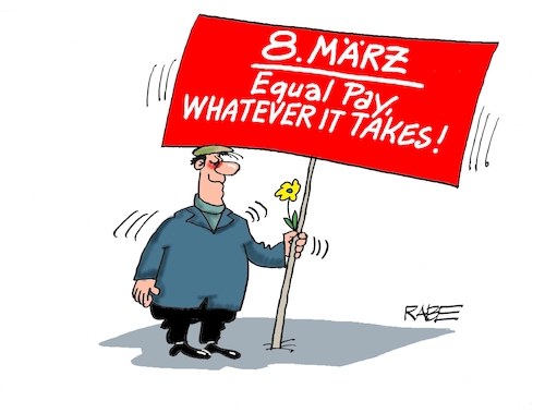 Cartoon: Equal Pay (medium) by RABE tagged frauentag,frau,gleichberechtigung,feiertag,lohnangleichung,chefetage,cartoon,karikatur,pressezeichnung,farbcartoon,tagescartoon,mann,transparent,märz,frauentagsfeier,demo,blumen,equal,pay,frauentag,frau,gleichberechtigung,feiertag,lohnangleichung,chefetage,cartoon,karikatur,pressezeichnung,farbcartoon,tagescartoon,mann,transparent,märz,frauentagsfeier,demo,blumen,equal,pay