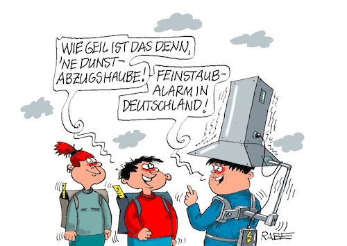 Cartoon: Feinstaubabzug (medium) by RABE tagged ampel,ampelregierung,rot,grün,gelb,fdp,spd,grüne,rabe,ralf,böhme,cartoon,karikatur,pressezeichnung,farbcartoon,tagescartoon,inflation,einkommen,rente,rentenpaket,bruch,streit,neuwahlen,umwelt,feinstaub,smog,feinstaubbelastung,gesundheit,klimawandel,wetter,dunst,dunstabzugshaube,küchenabzugshaube,ampel,ampelregierung,rot,grün,gelb,fdp,spd,grüne,rabe,ralf,böhme,cartoon,karikatur,pressezeichnung,farbcartoon,tagescartoon,inflation,einkommen,rente,rentenpaket,bruch,streit,neuwahlen,umwelt,feinstaub,smog,feinstaubbelastung,gesundheit,klimawandel,wetter,dunst,dunstabzugshaube,küchenabzugshaube