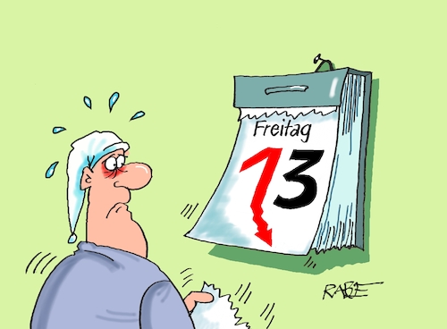 Cartoon: Freitag der Dreizehnte (medium) by RABE tagged merz,kanzler,koalition,union,spd,klingbeil,cartoon,karikatur,pressezeichnung,farbcartoon,tagescartoon,bürokratie,verwaltung,beamte,modernisierung,monster,drachen,schwert,holzschwert,nägel,säge,freitag,dreizehnte,unglück,unglückstag,pech,unglücksrabe,angst,aberglaube,dreizehn,bilanz,abwärtstrend,michel,wandkalender,kalender,abreisskalender,merz,kanzler,koalition,union,spd,klingbeil,cartoon,karikatur,pressezeichnung,farbcartoon,tagescartoon,bürokratie,verwaltung,beamte,modernisierung,monster,drachen,schwert,holzschwert,nägel,säge,freitag,dreizehnte,unglück,unglückstag,pech,unglücksrabe,angst,aberglaube,dreizehn,bilanz,abwärtstrend,michel,wandkalender,kalender,abreisskalender