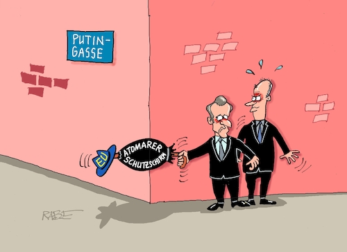 Cartoon: Gassenhauer (medium) by RABE tagged merz,kanzler,koalition,union,spd,klingbeil,cartoon,karikatur,pressezeichnung,farbcartoon,tagescartoon,bürokratie,verwaltung,beamte,modernisierung,monster,drachen,schwert,holzschwert,nägel,säge,msc,sicherheitskonferenz,deutschland,eu,europa,macron,atombombe,atomkrieg,schutzschirm,russland,putin,eckenwitz,hut,merz,kanzler,koalition,union,spd,klingbeil,cartoon,karikatur,pressezeichnung,farbcartoon,tagescartoon,bürokratie,verwaltung,beamte,modernisierung,monster,drachen,schwert,holzschwert,nägel,säge,msc,sicherheitskonferenz,deutschland,eu,europa,macron,atombombe,atomkrieg,schutzschirm,russland,putin,eckenwitz,hut
