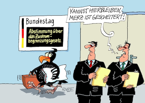 Cartoon: Gescheitert (medium) by RABE tagged ampel,ampelregierung,rot,grün,gelb,fdp,spd,grüne,rabe,ralf,böhme,cartoon,karikatur,pressezeichnung,farbcartoon,tagescartoon,inflation,einkommen,rente,rentenpaket,bruch,streit,neuwahlenabstimmung,zustrombegrenzungsgesetz,zustrom,begrenzung,gesetz,migrationsgesetz,migration,afd,weidel,rechts,grenzkontrollen,abschiebung,bundesadler,ampel,ampelregierung,rot,grün,gelb,fdp,spd,grüne,rabe,ralf,böhme,cartoon,karikatur,pressezeichnung,farbcartoon,tagescartoon,inflation,einkommen,rente,rentenpaket,bruch,streit,neuwahlenabstimmung,zustrombegrenzungsgesetz,zustrom,begrenzung,gesetz,migrationsgesetz,migration,afd,weidel,rechts,grenzkontrollen,abschiebung,bundesadler