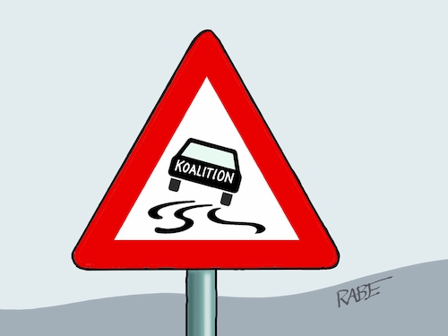 Cartoon: Glatteis (medium) by RABE tagged kälte,winter,frost,eis,schnee,wetter,wetterbericht,eisglätte,dauerfrost,cartoon,karikatur,rabe,ralf,böhme,tageszeichnung,farbcartoon,pressezeichnung,feuerwehr,kind,eisen,metall,zunge,klima,klimakleber,verkehrsschild,schleudergefahr,glätte,glatteis,koalition,union,spd,schwarz,rot,merz,kälte,winter,frost,eis,schnee,wetter,wetterbericht,eisglätte,dauerfrost,cartoon,karikatur,rabe,ralf,böhme,tageszeichnung,farbcartoon,pressezeichnung,feuerwehr,kind,eisen,metall,zunge,klima,klimakleber,verkehrsschild,schleudergefahr,glätte,glatteis,koalition,union,spd,schwarz,rot,merz