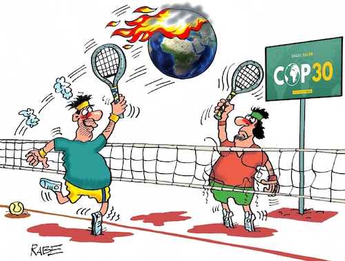 Glühende Tennisspieler