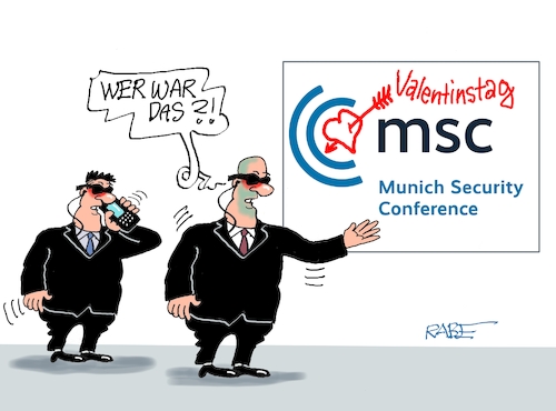 Cartoon: Liebelei in München (medium) by RABE tagged merz,kanzler,koalition,union,spd,klingbeil,cartoon,karikatur,pressezeichnung,farbcartoon,tagescartoon,bürokratie,verwaltung,beamte,modernisierung,monster,drachen,schwert,holzschwert,nägel,säge,münchen,rede,msc,sicherheitskonferenz,valentin,valentienstag,liebe,verliebte,love,herz,amor,pfeil,merz,kanzler,koalition,union,spd,klingbeil,cartoon,karikatur,pressezeichnung,farbcartoon,tagescartoon,bürokratie,verwaltung,beamte,modernisierung,monster,drachen,schwert,holzschwert,nägel,säge,münchen,rede,msc,sicherheitskonferenz,valentin,valentienstag,liebe,verliebte,love,herz,amor,pfeil