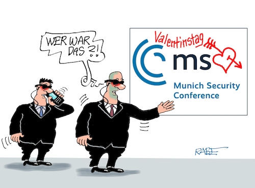 Cartoon: Lovestory in München (medium) by RABE tagged merz,kanzler,koalition,union,spd,klingbeil,cartoon,karikatur,pressezeichnung,farbcartoon,tagescartoon,bürokratie,verwaltung,beamte,modernisierung,monster,drachen,schwert,holzschwert,nägel,säge,münchen,rede,sicherheit,sicherheitskonferenz,valentin,valentinstag,liebe,love,verliebte,amor,herz,pfeil,merz,kanzler,koalition,union,spd,klingbeil,cartoon,karikatur,pressezeichnung,farbcartoon,tagescartoon,bürokratie,verwaltung,beamte,modernisierung,monster,drachen,schwert,holzschwert,nägel,säge,münchen,rede,sicherheit,sicherheitskonferenz,valentin,valentinstag,liebe,love,verliebte,amor,herz,pfeil