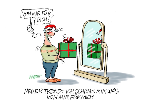 Cartoon: Meins meins meins (medium) by RABE tagged merz,union,kanzler,fritze,koalition,spd,klingbeil,bundesregierung,rabe,ralf,böhme,cartoon,karikatur,pressezeichnung,farbcartoon,tagescartoon,trump,putin,krisen,tv,nachrichten,waschmaschine,weihnachten,weihnachtsgeschenke,geschenk,bescherung,spiegel,spiegelbild,trend,meins,merz,union,kanzler,fritze,koalition,spd,klingbeil,bundesregierung,rabe,ralf,böhme,cartoon,karikatur,pressezeichnung,farbcartoon,tagescartoon,trump,putin,krisen,tv,nachrichten,waschmaschine,weihnachten,weihnachtsgeschenke,geschenk,bescherung,spiegel,spiegelbild,trend