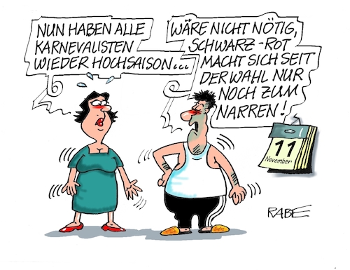 Regierung vorm Abriss