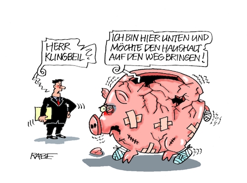 Cartoon: Sauerei (medium) by RABE tagged merz,union,kanzler,fritze,koalition,spd,klingbeil,bundesregierung,rabe,ralf,böhme,cartoon,karikatur,pressezeichnung,farbcartoon,tagescartoon,trump,putin,krisen,tv,nachrichten,bundeshaushalt,bundestag,beschluss,streichung,kürzung,militärausgaben,sparmaßnahmen,sparschwein,schwein,schulden,kredit,finanzminister,lars,merz,union,kanzler,fritze,koalition,spd,klingbeil,bundesregierung,rabe,ralf,böhme,cartoon,karikatur,pressezeichnung,farbcartoon,tagescartoon,trump,putin,krisen,tv,nachrichten,bundeshaushalt,bundestag,beschluss,streichung,kürzung,militärausgaben,sparmaßnahmen,sparschwein,schwein,schulden,kredit,finanzminister,lars