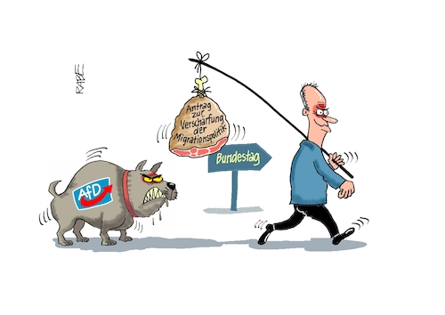 Cartoon: Schinkenspeck (medium) by RABE tagged ampel,ampelregierung,rot,grün,gelb,fdp,spd,grüne,rabe,ralf,böhme,cartoon,karikatur,pressezeichnung,farbcartoon,tagescartoon,inflation,einkommen,rente,rentenpaket,bruch,streit,neuwahlen,friedrich,merz,antrag,union,migration,migrationspolitik,wahlkampf,abschiebung,messer,messerangriff,messerattacke,angel,schinken,kochschinken,keule,hund,afd,kampfhund,pitbull,ampel,ampelregierung,rot,grün,gelb,fdp,spd,grüne,rabe,ralf,böhme,cartoon,karikatur,pressezeichnung,farbcartoon,tagescartoon,inflation,einkommen,rente,rentenpaket,bruch,streit,neuwahlen,friedrich,merz,antrag,union,migration,migrationspolitik,wahlkampf,abschiebung,messer,messerangriff,messerattacke,angel,schinken,kochschinken,keule,hund,afd,kampfhund,pitbull